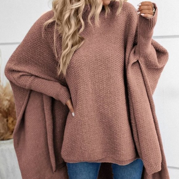 . Sweaters - Womens Dusty Pink knit Sweater top